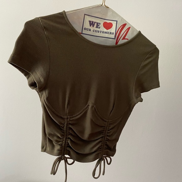 Princess Polly Khaki Stormi top - Picture 4 of 5